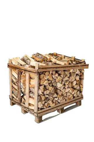 Bois de chauffage frêne demi-sec — Box 1,05 m³ (1,5 stère) 30-33 cm