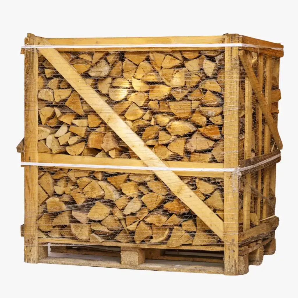 Bois de chauffage Chêne fraîchement coupé — Palette 1 stère