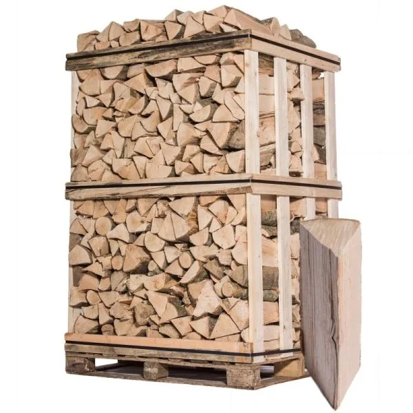 Bois de chauffage hêtre-chêne — Palette 2 m³ (3 stères) 45 cm
