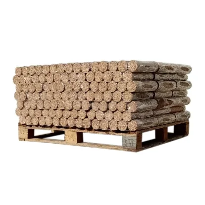 Bûches densifiées 100% feuillus — Demi-palette 538 kg