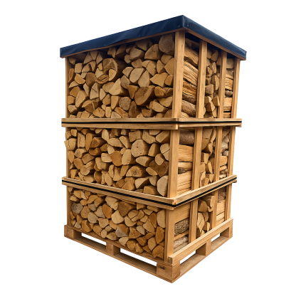 Pack Premium — 3 stères Chêne sec + Carton bûches nuit