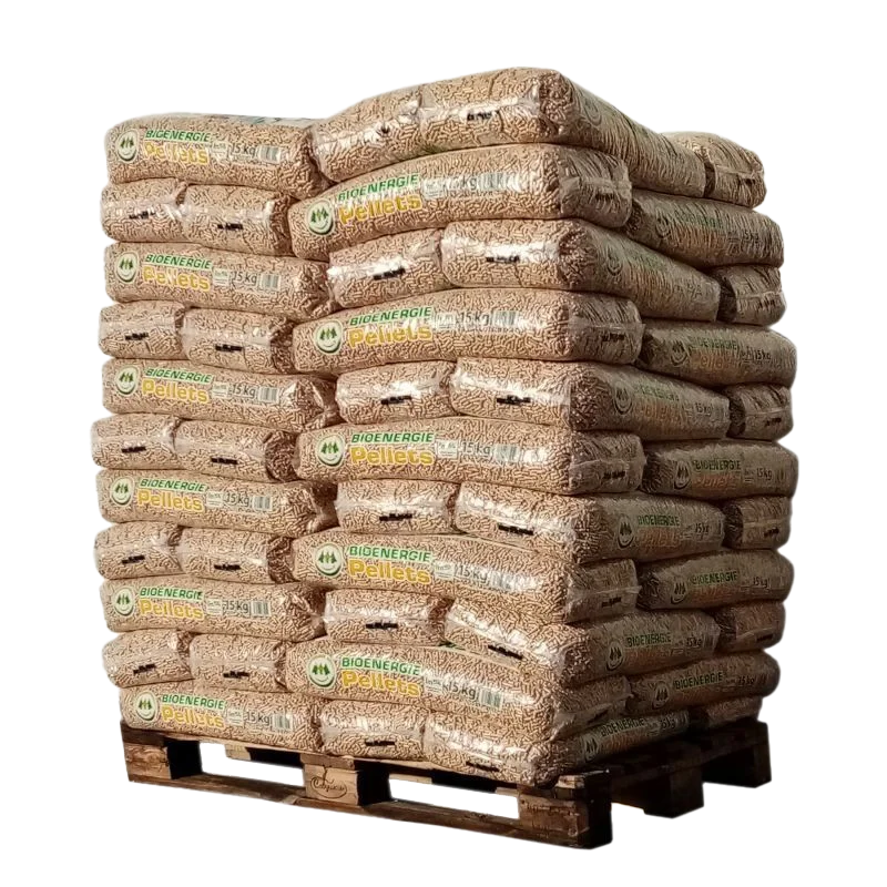 Granulés de bois NF Biocombustible — Sac 15 kg (essai)